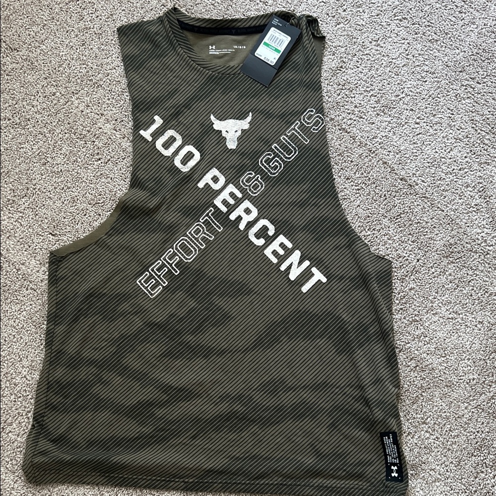 Under Armour Olive Graphic Tank Top